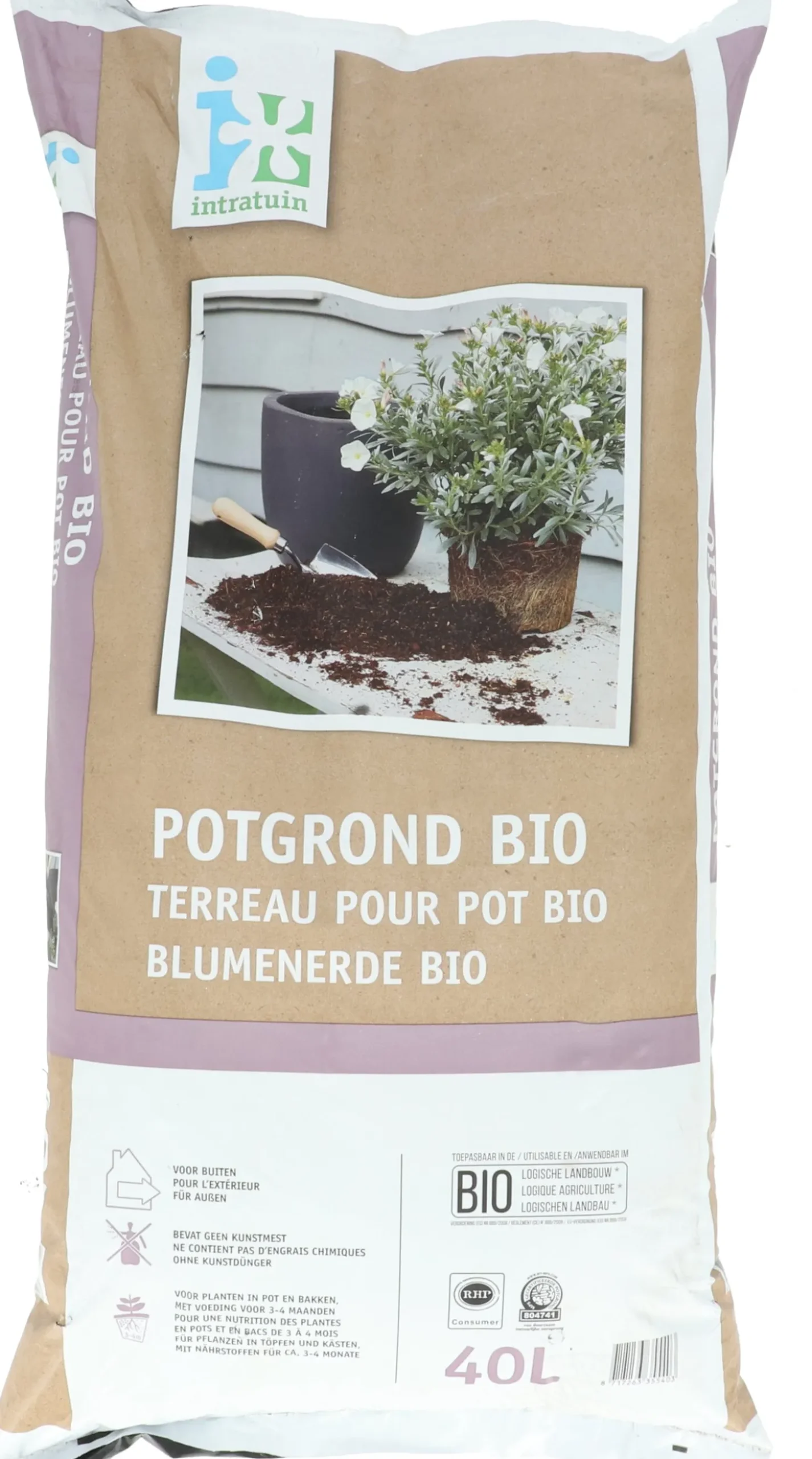 Intratuin potgrond Bio RHP 40 L