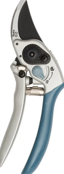 Intratuin premium snoeischaar verstelbaar zilver/blauw