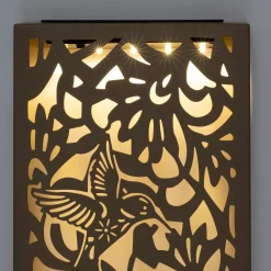 Intratuin tuin wanddecoratie Flora vogel beige 18 x 5 x 60 cm