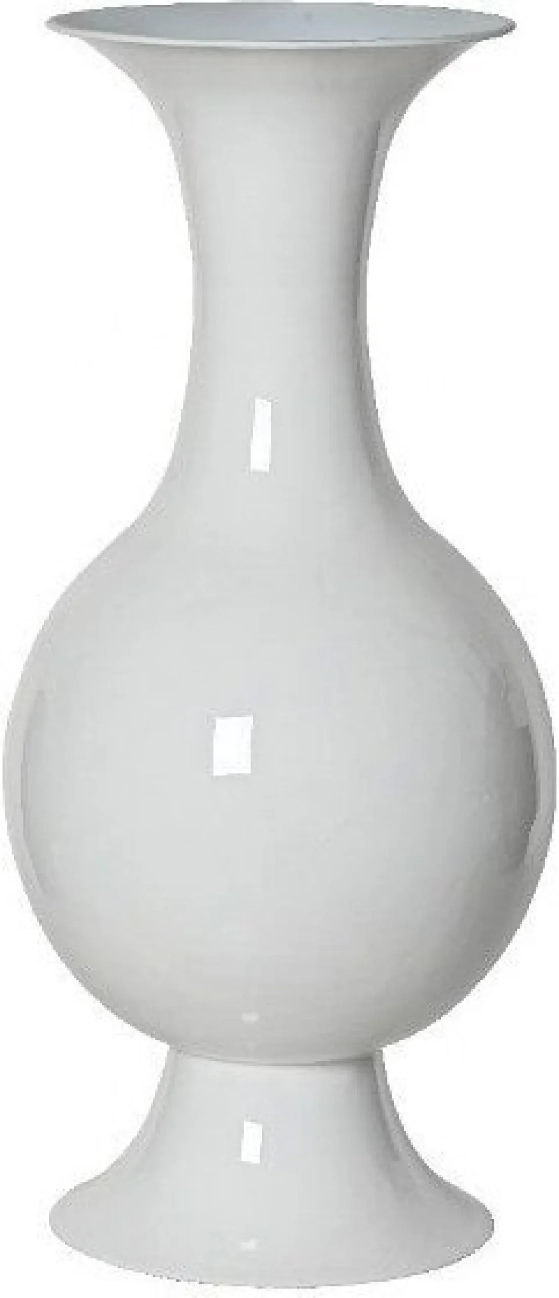 Intratuin vaas Blair wit D 25 H 56 cm