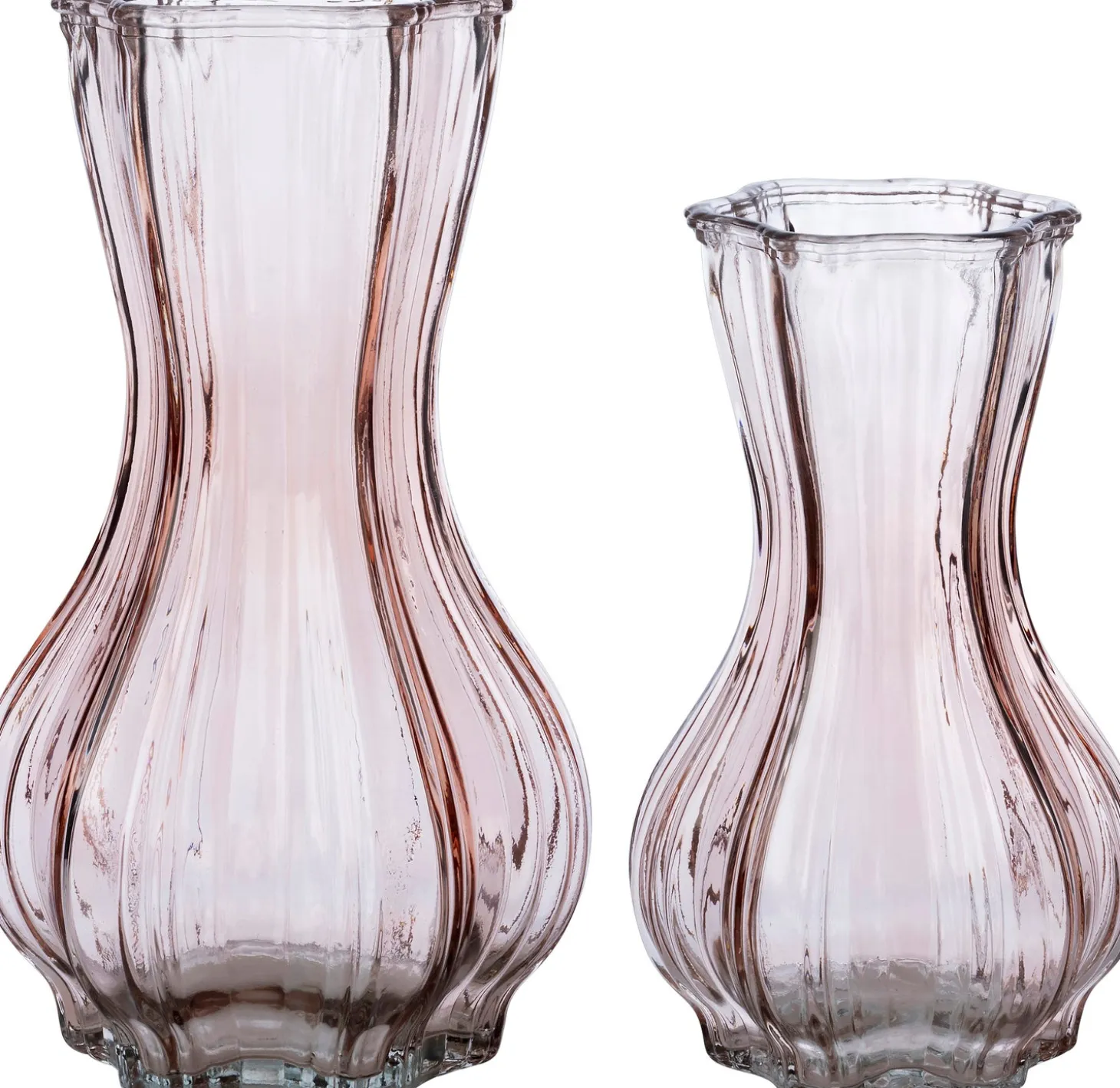 Intratuin vaas Freya roze D 14 H 25,5 cm