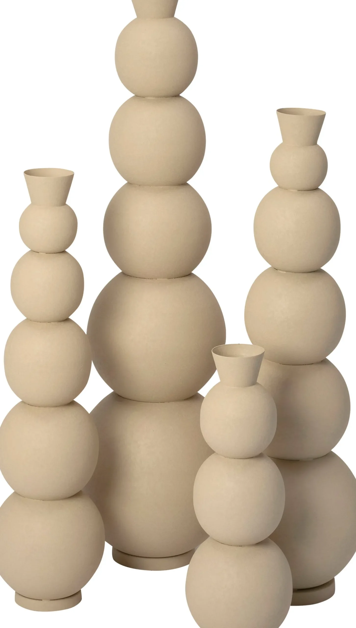 Intratuin vaas Jacky beige D 31 H 108 cm