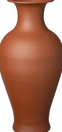 Intratuin vaas Jerup bruin D 21 H 44 cm