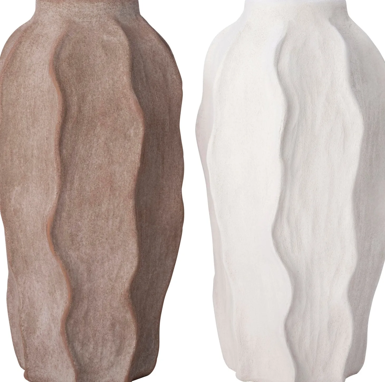 Intratuin vaas Kiel wit D 25,5 H 49,5 cm
