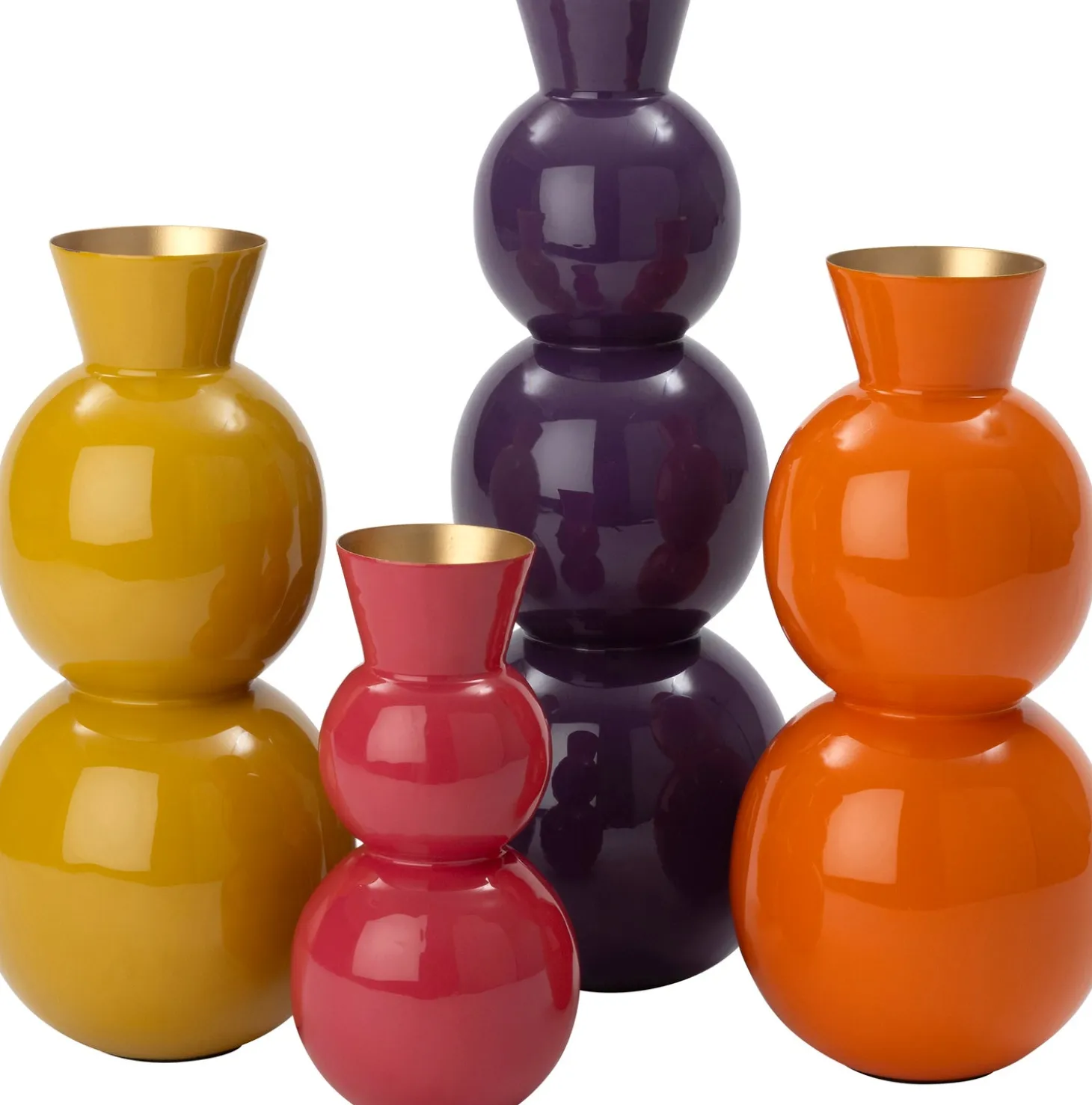 Intratuin vaas Lieve rood D 13 H 26,5 cm