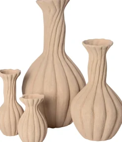 Intratuin vaas List beige D 19,3 H 36 cm