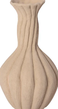 Intratuin vaas List beige D 28,5 H 64,7 cm