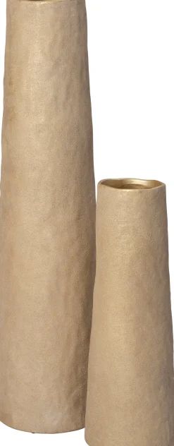 Intratuin vaas Lowca beige D 14 H 50 cm