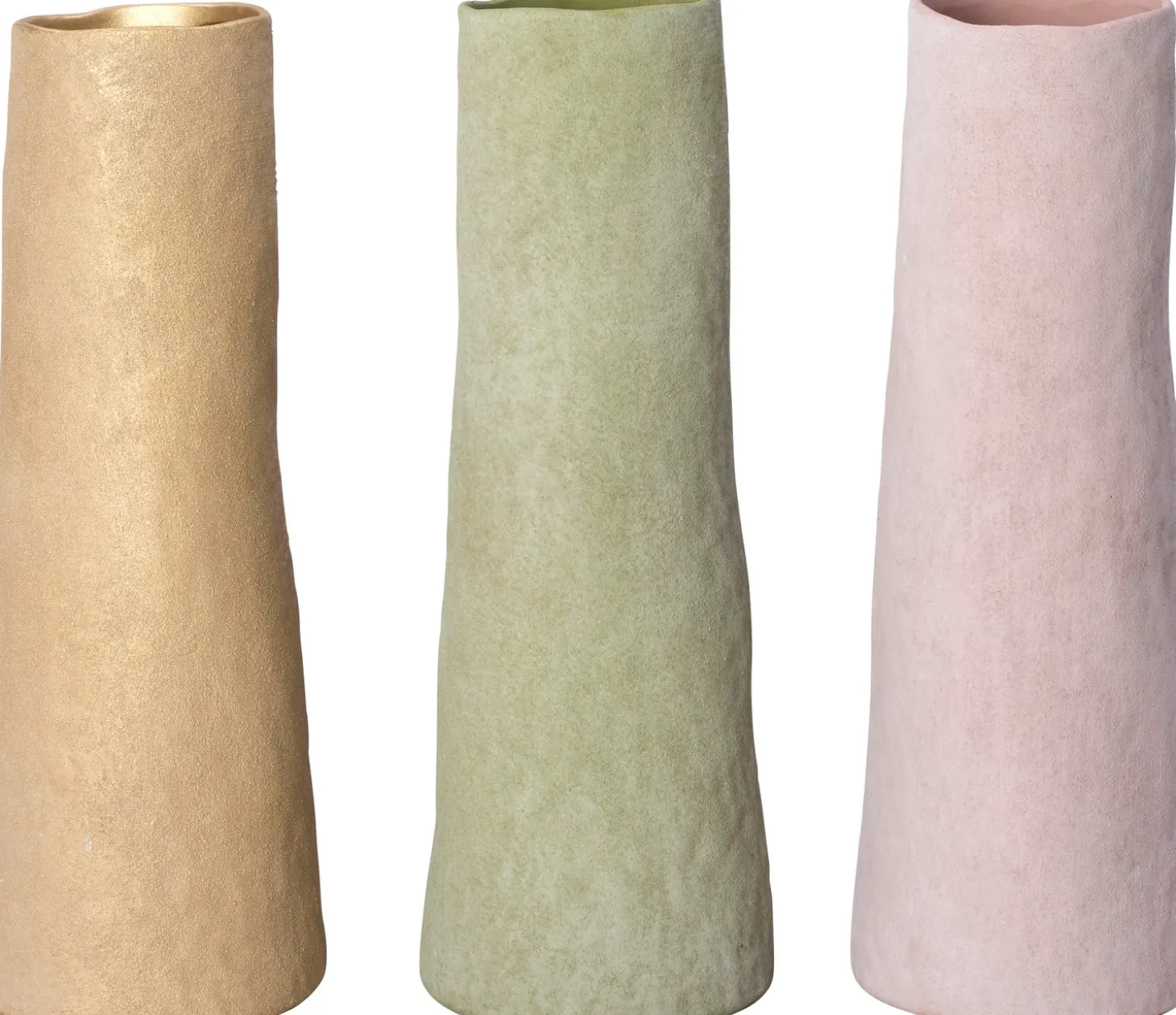 Intratuin vaas Lowca beige D 13 H 37,5 cm