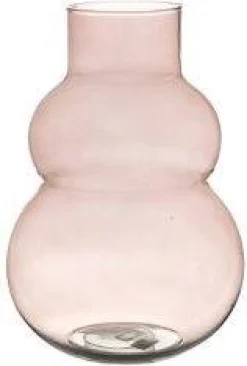 Intratuin vaas Melli roze D 21 H 30 cm