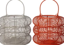 Intratuin windlicht Fair rood D 22,5 H 20 cm