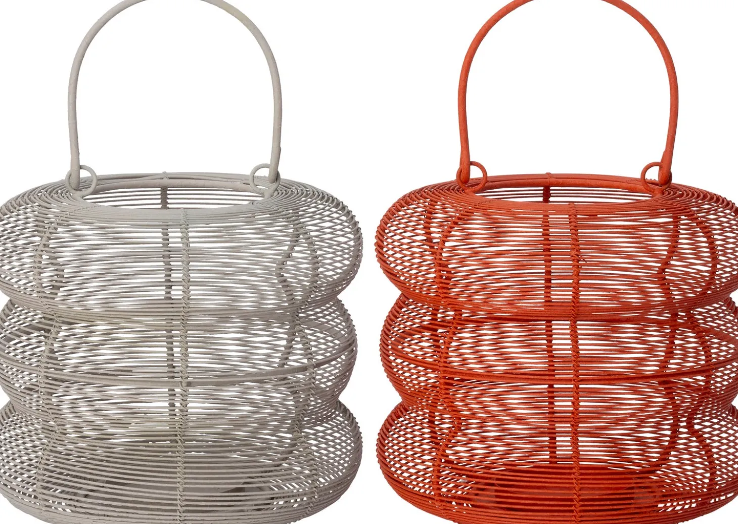 Intratuin windlicht Fair rood D 22,5 H 20 cm