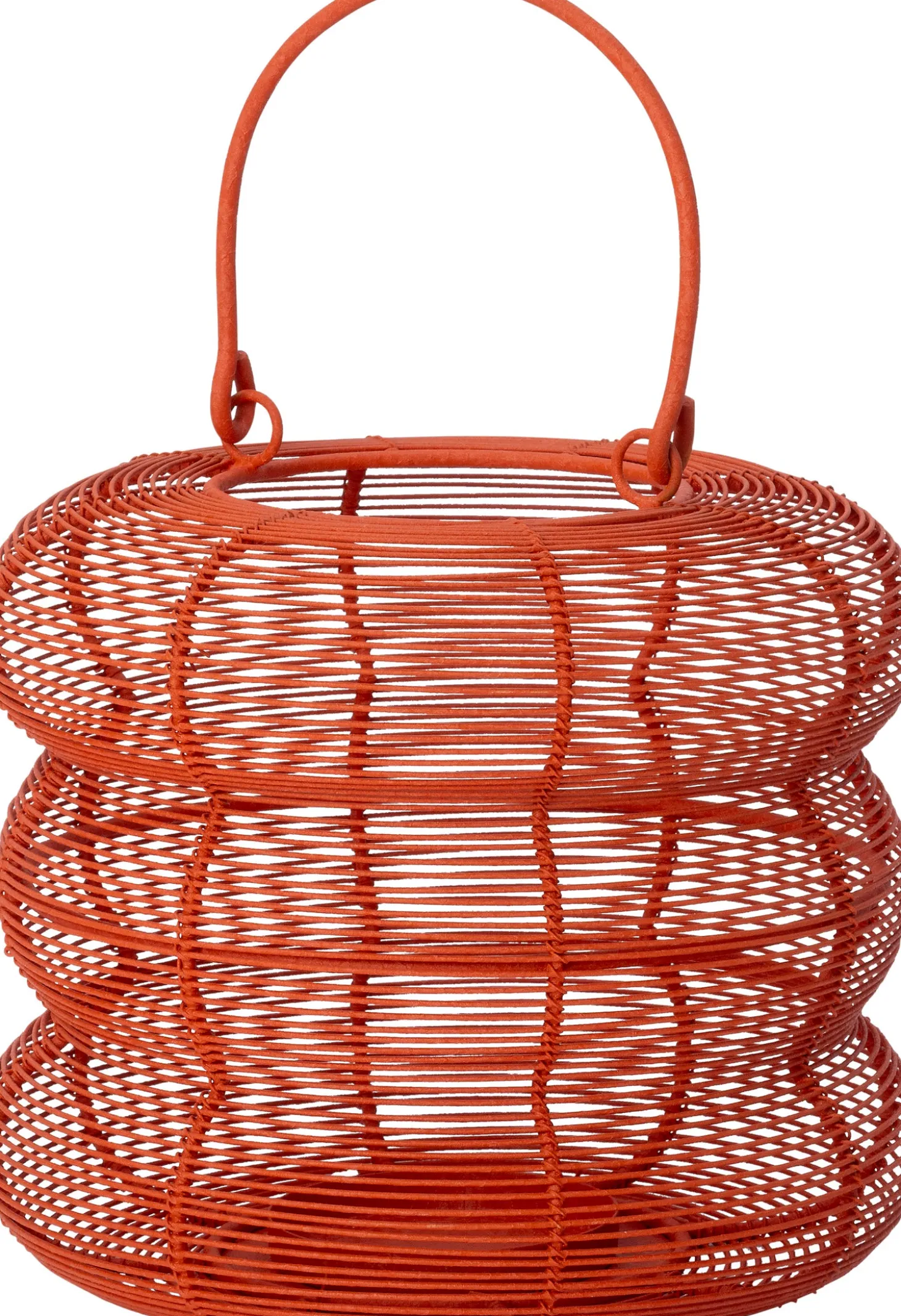 Intratuin windlicht Fair rood D 22,5 H 20 cm