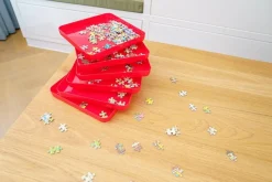 Jumbo puzzelsorteertrays 20 x 20 cm 6 stuks
