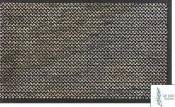 MD Entree schoonloopmat grijs / zwart 75 x 45 cm