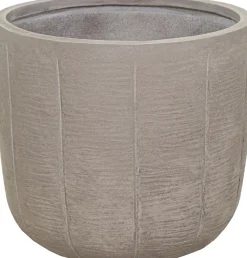 Mega Collections bloempot Faya bruin D 25 H 25 cm