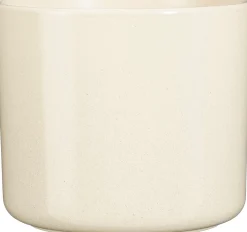 Mica Decorations bloempot Fedor beige D 22,5 H 20 cm