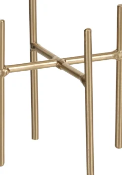 Mica Decorations bloempothouder Ascot goud D 8,5 H 9,5 cm