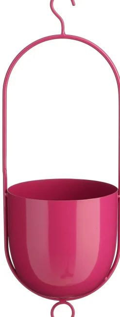 Mica Decorations hangpot Bob roze 15 x 14 x 42 cm