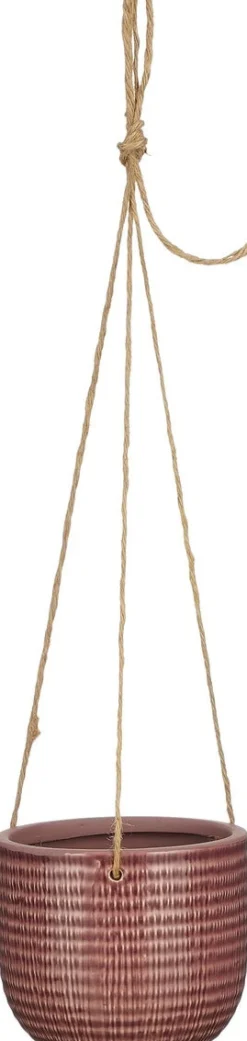 Mica Decorations hangpot James paars D 14 H 12,5 cm