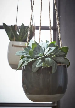 Mica Decorations hangpot Resa D 18,5 H 17 wit