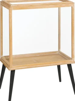 Mica Decorations wandkast bruin 53 x 30 x 62,5 cm