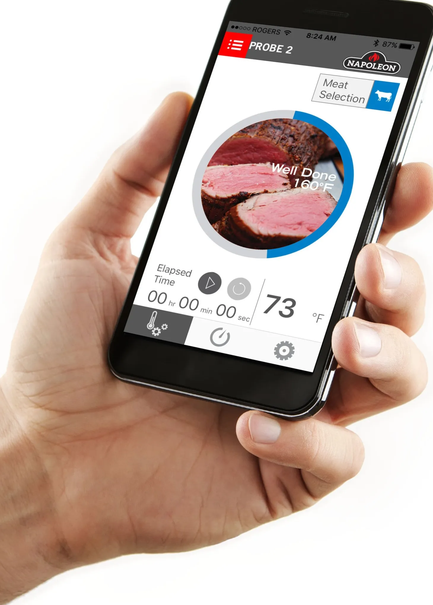 Napoleon bluetooth vleesthermometer