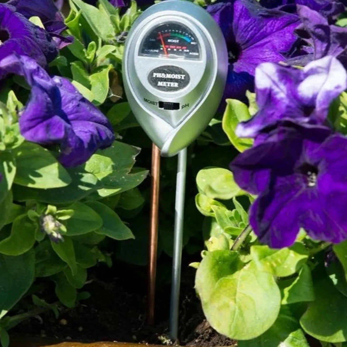 Nature ph-/vochtmeter grijs