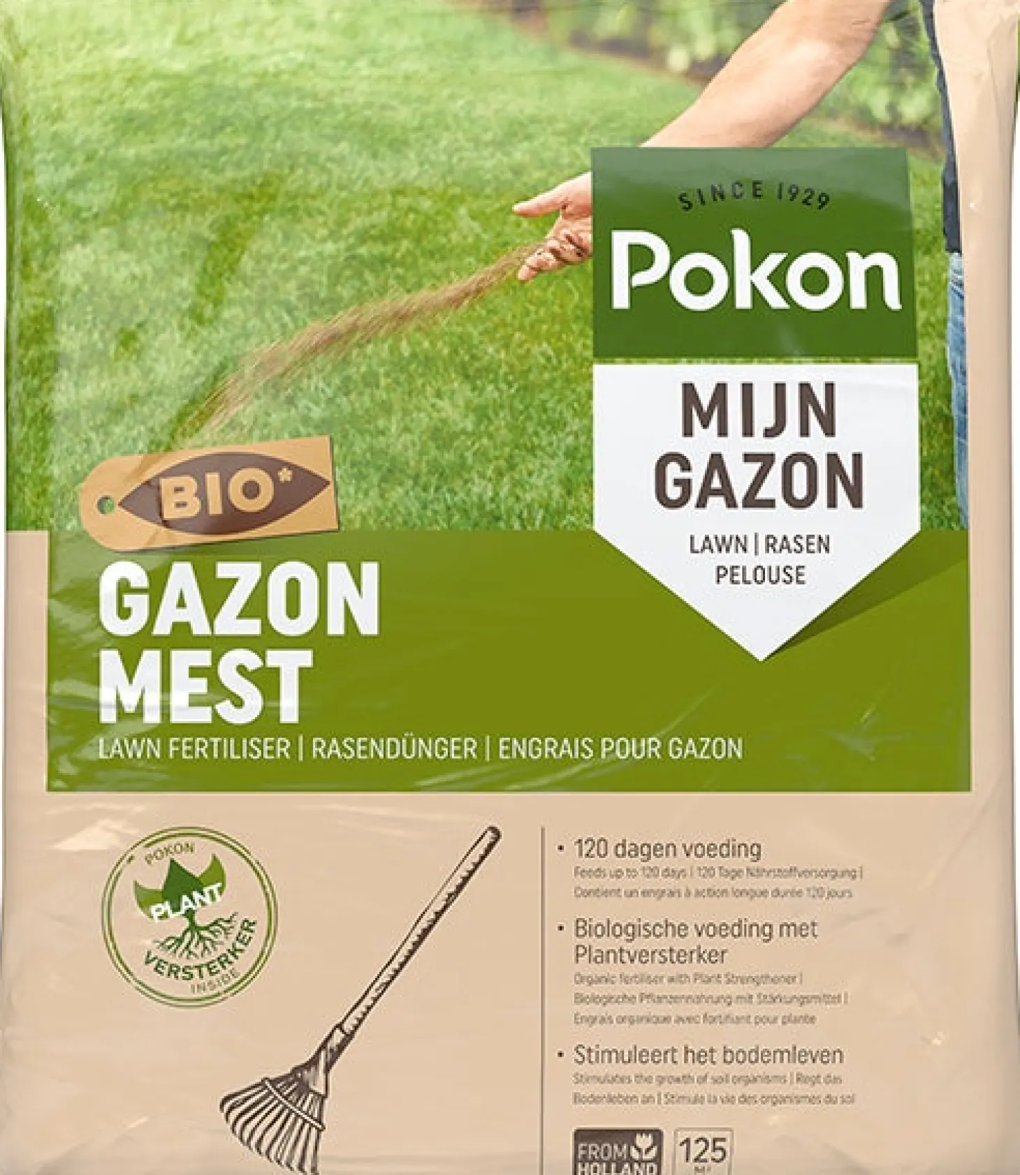 Pokon bio gazonmest 125 m²