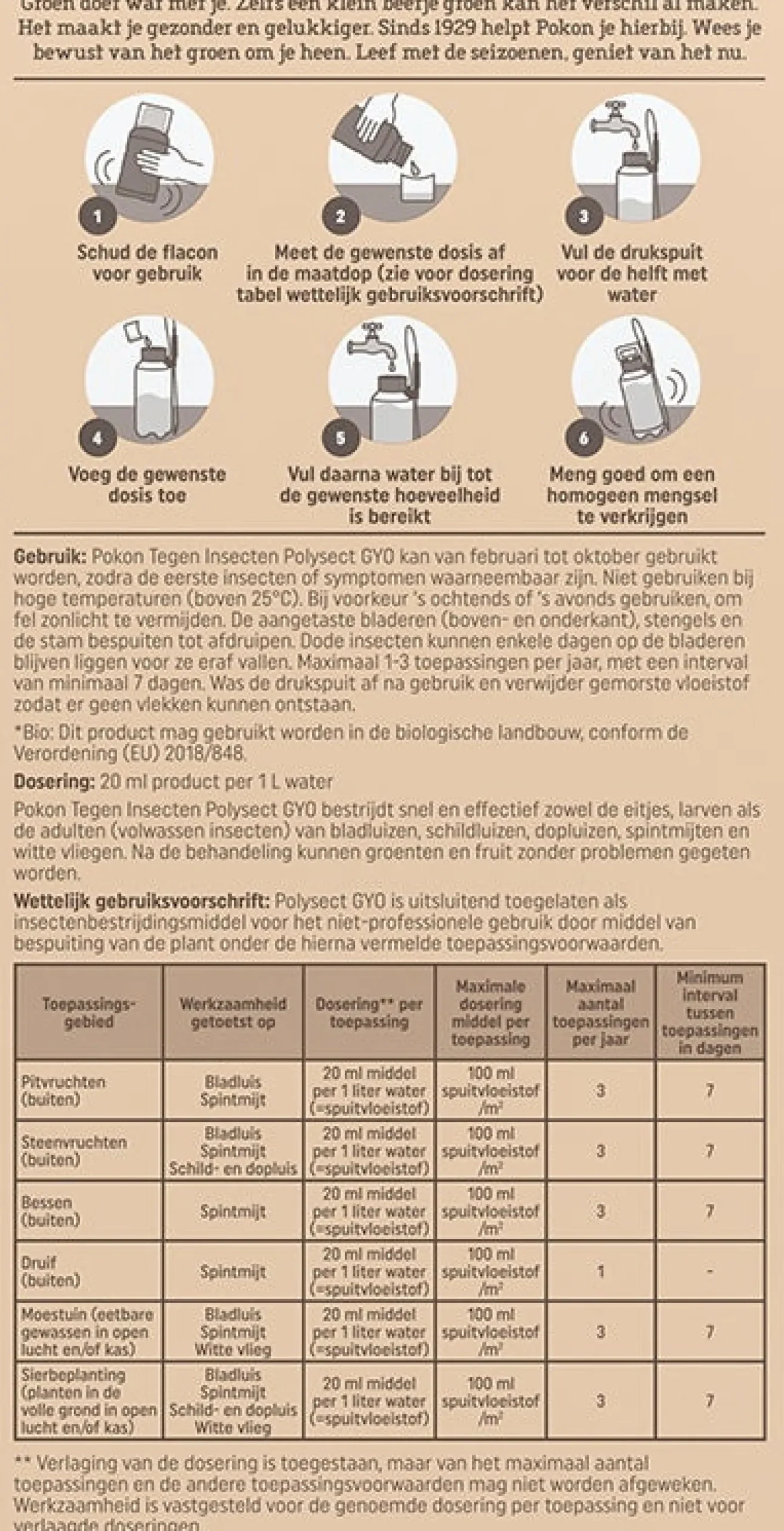 Pokon Tegen Insecten Concentraat 200 ml
