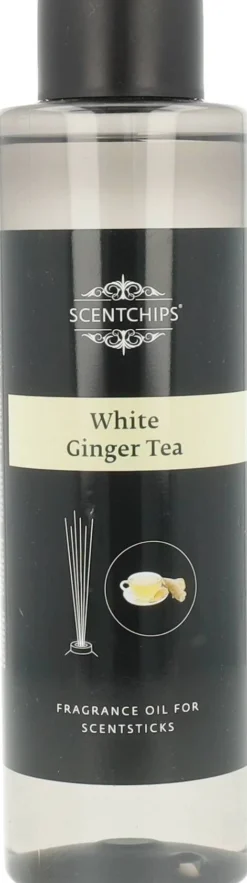 Scentchips navulling geurstokjes White Ginger Tea 400 ml