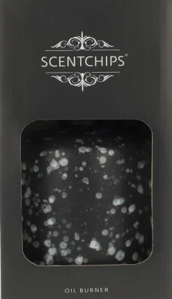 Scentchips olie geurbrander zwart D 10 H 16 cm