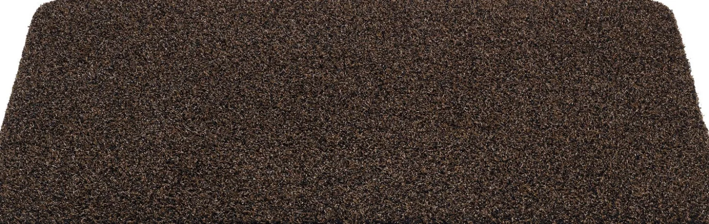 Schoonloopmat dimensions bruin 50 x 80 cm