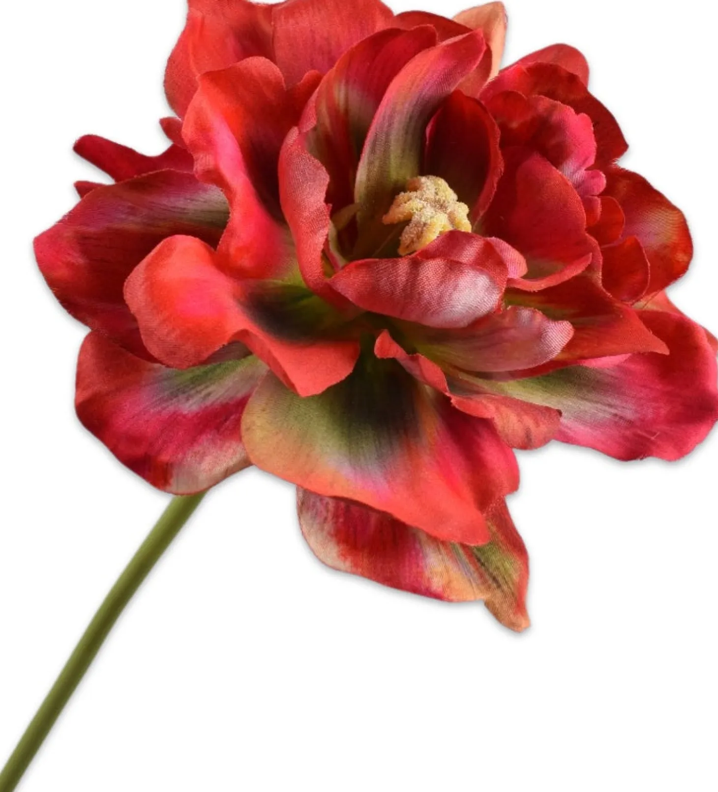 Silk-ka kunstbloem Tulp rood 69 cm