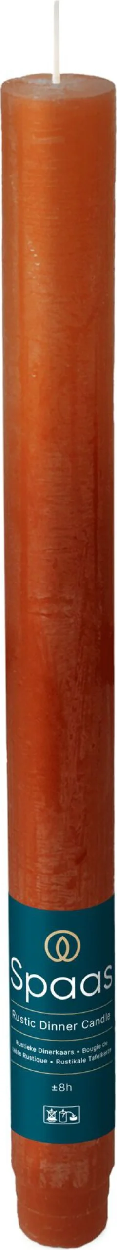 Spaas dinerkaars Essential collection bordeauxrood 8 uur D 2,1 H 25 cm