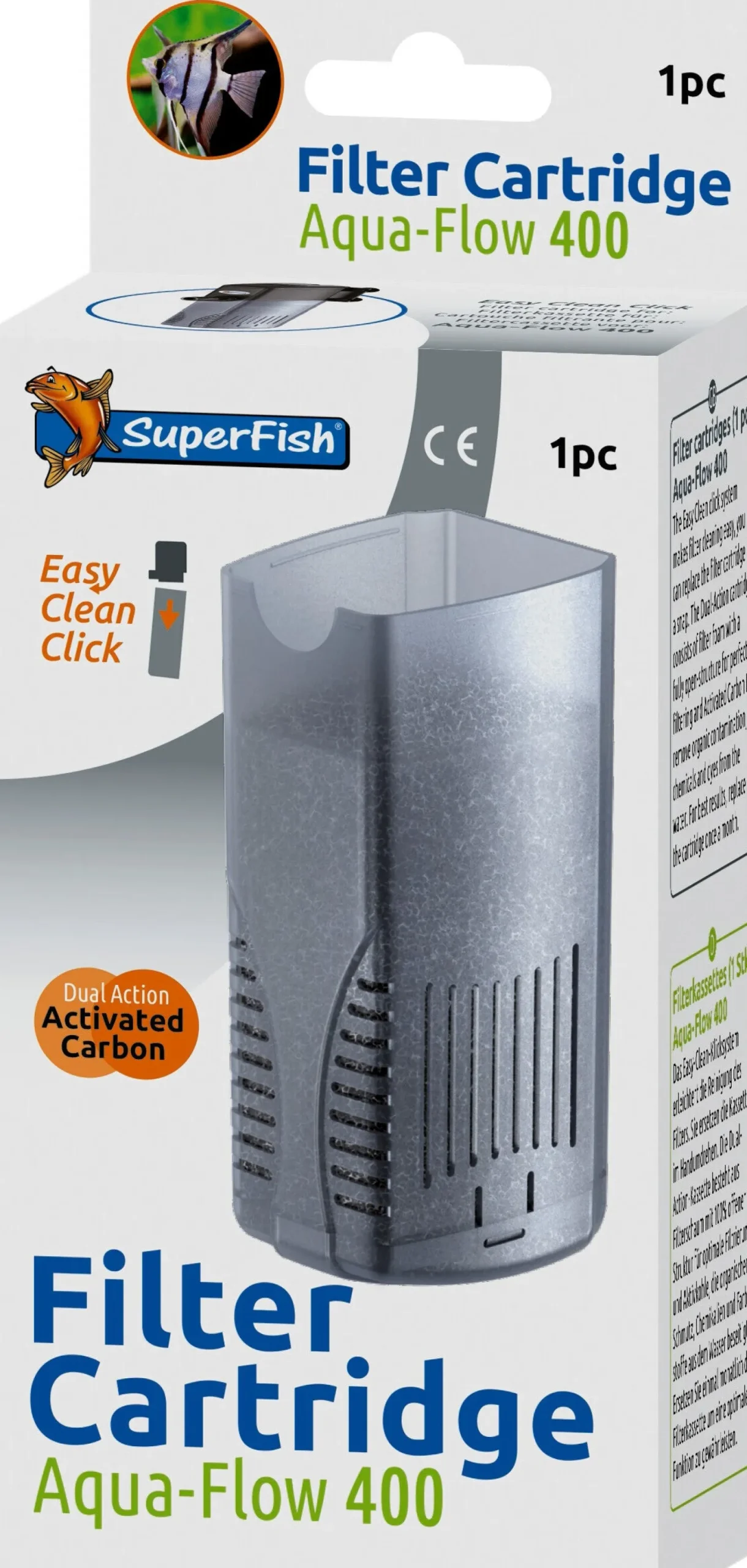 SuperFish aquarium filter cartridge Aqua-Flow 400