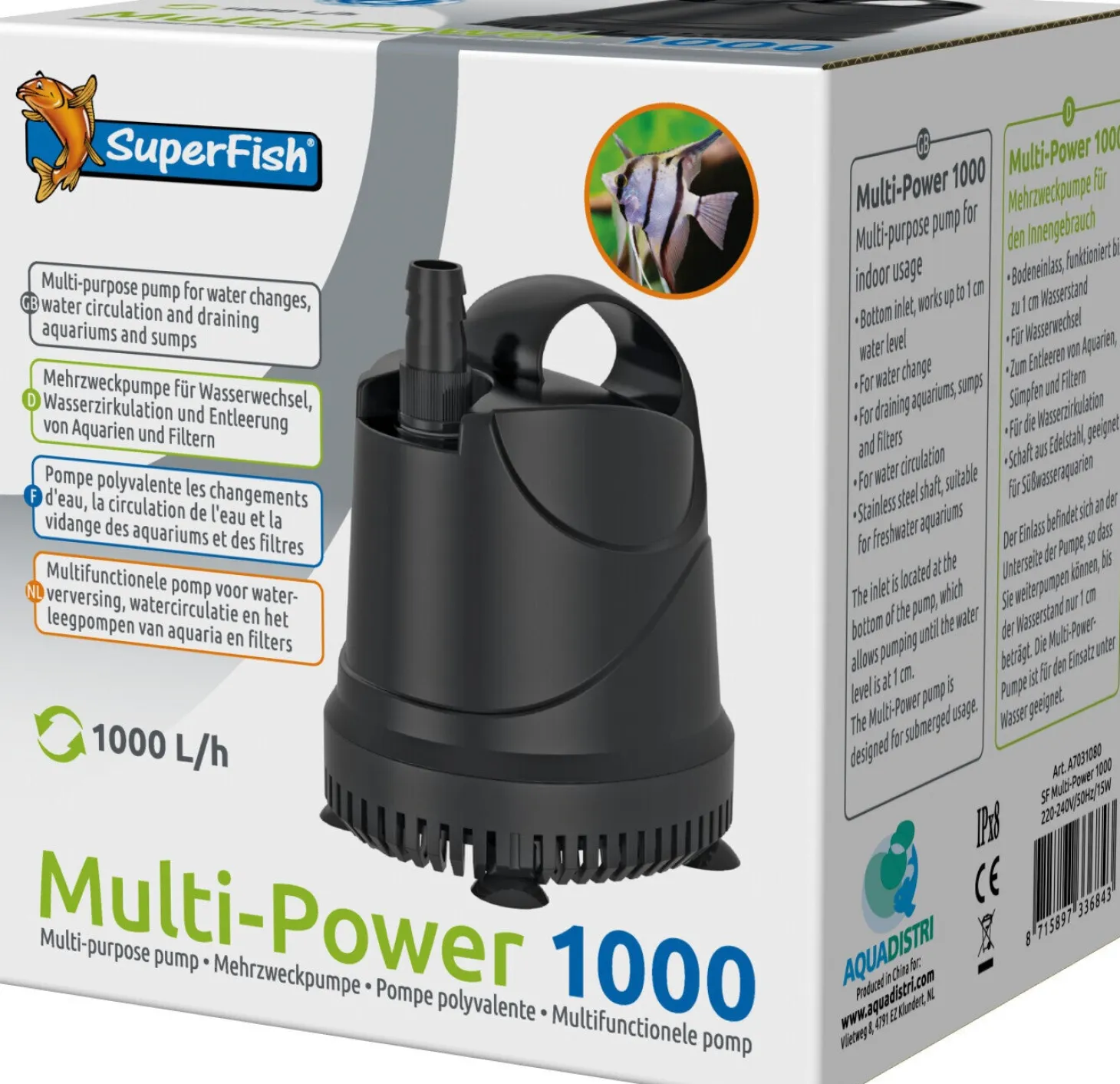 SuperFish aquarium pomp 1000 l/u