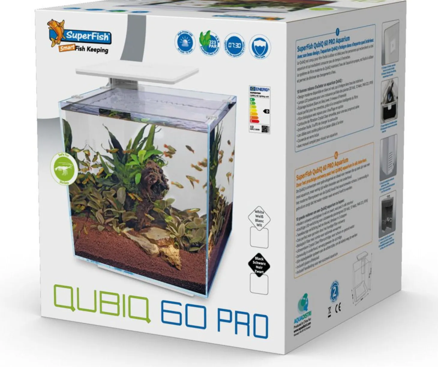 SuperFish aquarium QubiQ 60 Pro wit 60 L