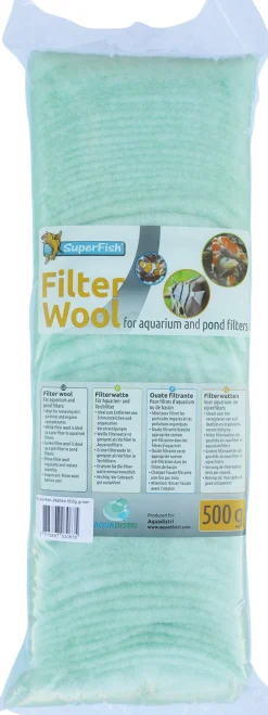 SuperFish filterwatten grof groen 500 g
