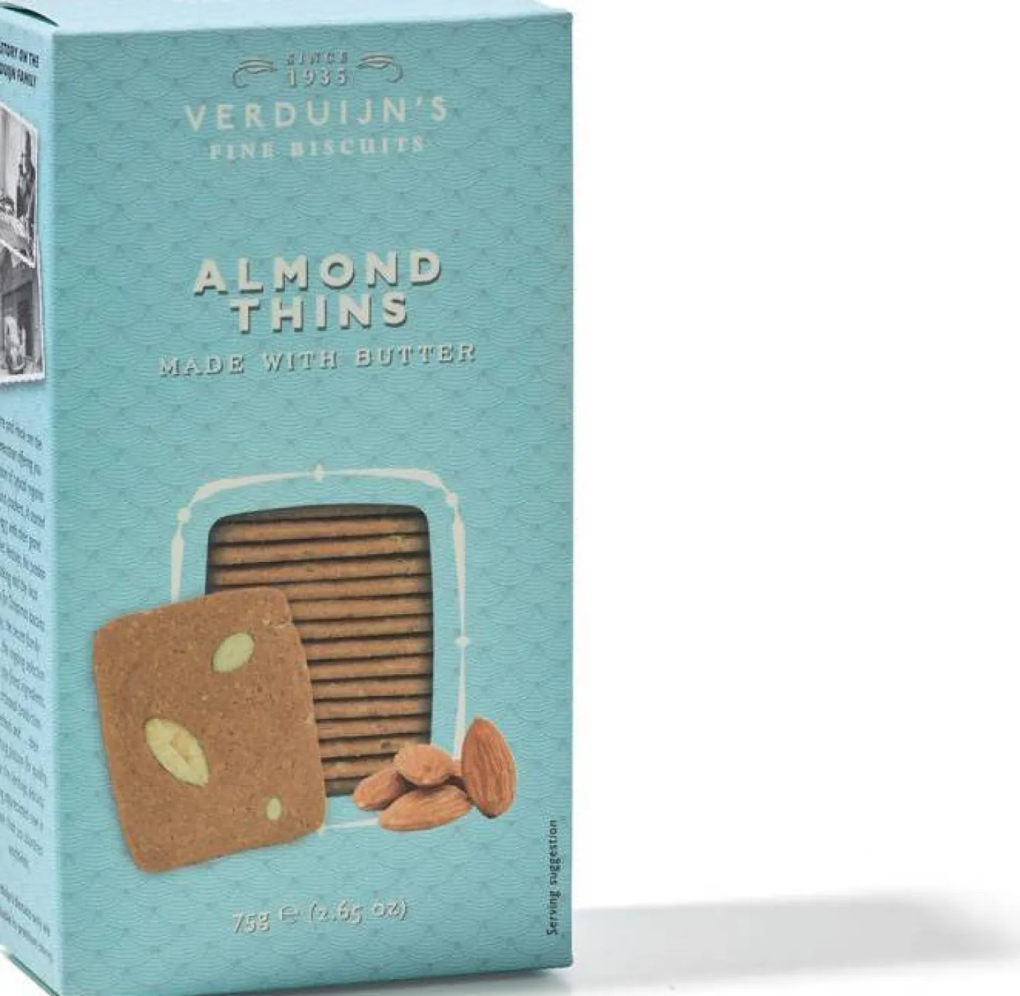 Verduijn’s Fine Biscuits amandelkoekjes 75 gr